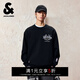 杰克·瓊斯（JACK&JONES）男裝春季衛衣NBA聯(lián)名款圓領(lǐng)套頭字母刺繡舒適長(cháng)袖上衣225333128 E40黑色 常規 L （180）
