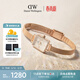 丹尼爾惠靈頓（DanielWellington）DW女士手表復古星環(huán)小方糖石英腕表輕奢小眾送女友生日禮物DW731