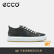 愛(ài)步（ECCO）休閑板鞋男 舒適厚底休閑男鞋皮質(zhì)系帶鞋街頭ACE856814 暗綠色85681455861 41