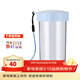 特百惠（Tupperware）【雅致】300ml簡(jiǎn)約寬口塑料水杯子男女小巧直飲夏季水杯 冰島藍300ml