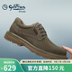 金利來(lái)（Goldlion）男鞋時(shí)尚個(gè)性擦色休閑鞋舒適耐磨工裝鞋54623005546A-卡其色-40碼