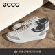 愛(ài)步（ECCO）60周年款 26年春季新款牛皮透氣休閑板鞋男 柔酷525474 白色42