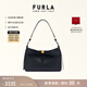 芙拉（FURLA）【禮物】SFERA SOFT牛皮中號女士上班通勤單肩包腋下包百搭 黑色[電商專(zhuān)享]