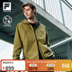 斐樂(lè )斐樂(lè )官方情侶款戶(hù)外運動(dòng)防風(fēng)透濕抗菌連帽夾克男女同款 絳靡綠-DG L 175/96A/L