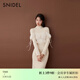 SNIDEL秋冬薄紗吊帶半高領(lǐng)針織連衣裙兩件套SWNO245065 象牙白 均碼 （F）