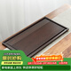 金鑲玉茶盤(pán)托盤(pán)竹木家用喝泡茶單層排水式茶臺茶具胡桃色竹流水大號