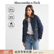Abercrombie & Fitch【巴恩風(fēng)】美式復古燈芯絨LOGO羽絨服外套25秋冬女裝144-5243 海軍藍 L (165/104A) 尺碼偏大，建議小一碼