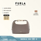 芙拉（FURLA）【春夏新品】TONIE牛皮迷你女士手提包休閑斜挎包HOBO包流浪包 都市灰色