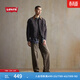 Levi's李維斯男士美式復古時(shí)尚山系風(fēng)格牛仔夾克外套 黑色 M