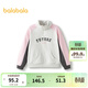 巴拉巴拉童裝兒童衛衣女童春秋裝寬松中大童簡(jiǎn)約百搭上衣印花時(shí)尚 紅灰色調00362 140