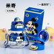 迪士尼（Disney）兒童吸管水杯小孩學(xué)生大容量噸噸水壺2-10歲寶寶上學(xué)喝水杯大肚杯 升級雙飲款 2種喝水方式 630ml 米奇藍10641