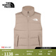 北面（The North Face）羽絨馬甲男600蓬鵝絨防潑濺防風(fēng)休閑羽絨保暖背心25秋冬新款|8GK2 BOX/廢土棕 L /175