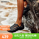 邁樂(lè )（Merrell）溯溪鞋洞洞鞋HYDRO NEXT MOC毒液3厚底舒適透氣沙灘鞋情侶 J006031-暗夜黑男 43 寬松建議拍小一碼