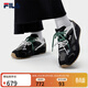 斐樂(lè )（FILA）楊冪同款女鞋休閑鞋2026春季新款藤蘿鞋簡(jiǎn)約時(shí)尚薄底鞋阿甘鞋 黑/雅致灰-BG 37.5
