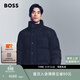 雨果博斯BOSS 【面包服】男士立領(lǐng)寬松夾克棉服 001-黑色 S (46)