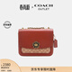 蔻馳（COACH）【專(zhuān)享直降】女士女包經(jīng)典標志MADISON 單肩包老花迷你斜挎包紅色 B4/棕黃色 銹紅色