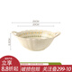 川島屋日式陶瓷盤(pán)子菜盤(pán)家用2024新款高顏值碗碟餐盤(pán)碟子飯碗湯碗 7.5英寸雙耳湯碗