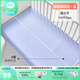 良良（liangliang）苧麻嬰兒隔尿墊防水可洗純棉兒童隔尿墊大尺寸床單 【30%苧麻】格秀藍（雙面肌感） 81*60cm