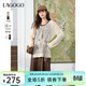 LAGOGO波禧風(fēng)氣質(zhì)連衣裙兩件套女拉谷谷2025年秋季新款優(yōu)雅連身裙 深咖啡 L