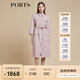 PORTS寶姿商場(chǎng)同款早春新款日暮粉工裝風(fēng)連衣裙LD8D005PWP048 日暮粉 M (6)