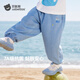 貝肽斯兒童牛仔褲2026新款夏季涼感男女寶寶束腳長褲休閑百搭兒童褲子
