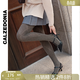 Calzedonia【周雨彤同款】卡澤意襪秋冬女士保暖鏤空菱格連褲襪MODC2130 5304-灰色 1雙 S /M