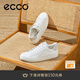 愛(ài)步（ECCO）*休閑板鞋男鞋 休閑鞋低幫百搭系帶耐穿板鞋男 街頭輕巧521304 HL 白色/砂礫灰52130458336 44