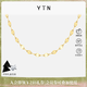 YIN「易」系列金光閃閃18K金項鏈百搭鎖骨鏈K黃素鏈水波紋鏈生日禮物 金光閃閃【寬1.65mm 鏈長(cháng)40+2.5+2.5cm】