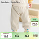 巴拉巴拉童裝寶寶褲子兒童長(cháng)褲秋冬裝加絨加厚褲嬰兒pp褲男童女童萌趣 卡其大象 209425108206 90