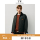 Teenie Weenie小熊男裝秋冬款夾克男復古美式質(zhì)感做舊寬松挺闊骨感休閑夾克外套 軍綠色 M