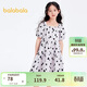 巴拉巴拉女童夏裝連衣裙24中大童甜美裙子泡泡袖202224111040