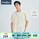 金利來(lái)【棉麻】春夏季節短袖襯衫男士親膚透氣舒適波點(diǎn)時(shí)尚休閑襯衣 17米色 L 175/92A 推薦135-150斤