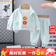 五小七童裝女童春秋套裝新款幼小童套裝1-3歲兒童外套女寶寶衣服 藍色 80 尺碼7-11月cm