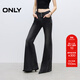 ONLY2025秋季新款辣妹設計感修身高腰喇叭褲牛仔褲女|125132078 J0Z 牛仔灰 XL XL標準褲長(cháng)