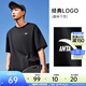 安踏（ANTA）多彩T | 短袖T恤男女夏季圓領(lǐng)上衣情侶同款吸濕排汗寬松休閑短T 【經(jīng)典logo】基礎黑8103-3 XL 男180/女175