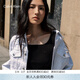 Calvin KleinJeans春秋女士經(jīng)典小標美式復古潮流ck翻領(lǐng)白色潮殼牛仔外套 UN6-牛仔白 S