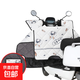 冬季電動(dòng)車(chē)擋風(fēng)被加絨加厚電摩加大防水擋風(fēng)罩電瓶車(chē)防寒保暖四季 冬款-平安女孩【大側翼加絨加厚】