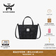 MCM官旗TONI超迷你菜籃子包手提單肩包斜挎包送女友 黑色 超迷你