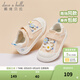 戴維貝拉（DAVE＆BELLA）兒童帆布鞋女寶寶學(xué)步鞋春季女童洋氣板鞋嬰幼兒洋氣透氣板鞋 杏色 23（鞋內長(cháng)15.0cm）