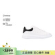 亞歷山大麥昆（Alexander McQueen）情人節禮物AMQ男士系帶小白鞋闊型休閑運動(dòng)鞋 白色/黑色 42