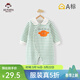 班杰威爾（Banjvall）嬰兒衣服秋冬季新生兒衣服寶寶夾棉連體衣長(cháng)袖無(wú)骨哈衣爬服睡衣  保暖小綠怪哈衣 59cm (1-3個(gè)月,建議身高52-59cm)