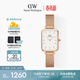丹尼爾惠靈頓（DanielWellington）DW女士手表復古小方表輕奢小眾石英腕表送女友生日禮物DW431