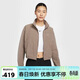 耐克（NIKE）女時(shí)尚潮流運動(dòng)休閑梭織夾克HJ1000-233 卡其色  S 