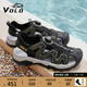 VOLO犀牛涼鞋男士夏季新款沙灘鞋網(wǎng)面透氣戶(hù)外防滑旋鈕扣溯溪鞋 橄欖綠 40