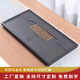 小班周烏金石茶盤(pán)家用中式客廳輕奢現代天然石頭托盤(pán)功夫高檔整塊茶臺盤(pán) 曲意靜心50*30*3cm