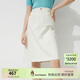 暇步士（Hush Puppies）【柔軟親膚】女裝春夏休閑通勤經(jīng)典半身裙女 118白色 S (26)
