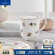 德國唯寶（Villeroy&Boch）進(jìn)口馬克杯 創(chuàng  )意家用隨行便攜精細瓷 早餐杯下午茶杯 小花園馬克杯300ml