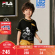 FILA X MICKEY MOUSE聯(lián)名斐樂(lè )兒童短袖T恤2026夏季男小童上衣
