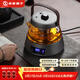 友家鋪子（Biooner）全自動(dòng)上水電熱水壺燒水壺玻璃燒水器電茶爐茶臺專(zhuān)用一體茶桌茶幾泡茶具 鈦灰色單爐