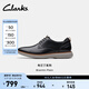Clarks其樂(lè )布蘭丁系列男鞋輕盈緩震商務(wù)正裝皮鞋經(jīng)典復古德比鞋 黑色 261793827 42